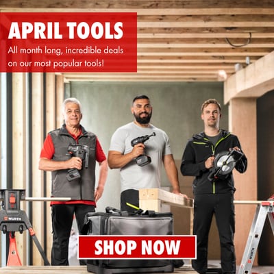 April Tools promotion – Würth